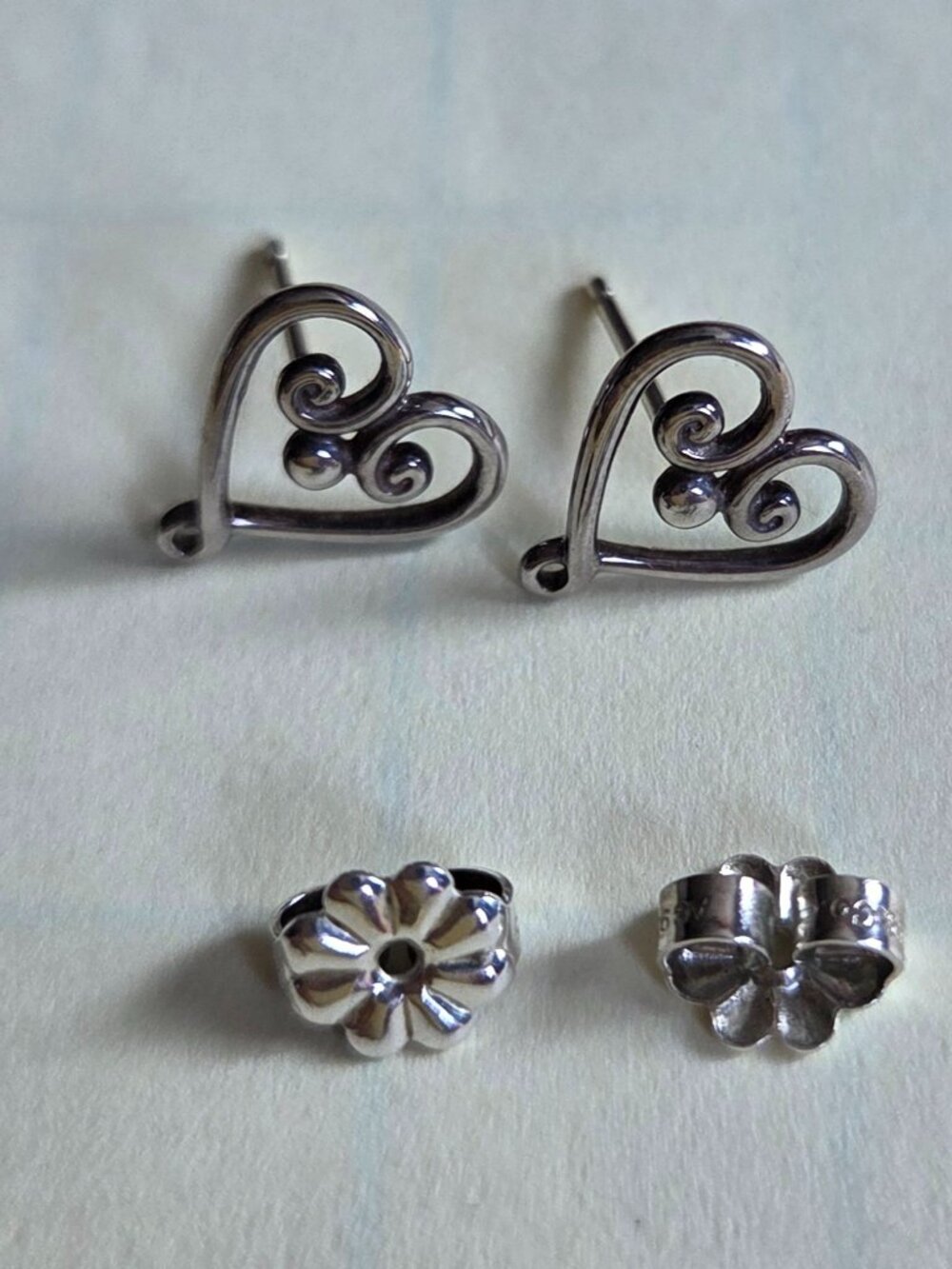 Tiffany & Co. and Paloma Picasso Venezia Goldoni Heart earrings 925 silver